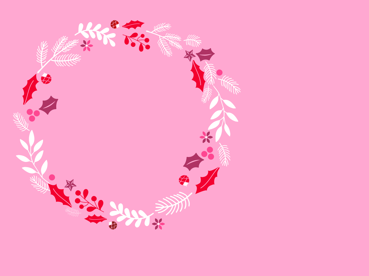 Christmas Wreath Animation animated svg animation beginners animation christmas tree christmas wreath design illustration svgator ui