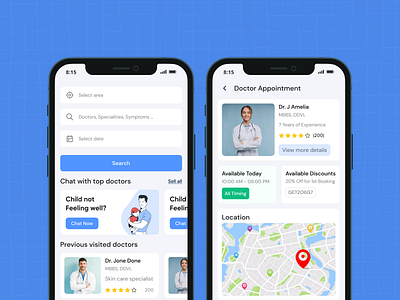 Doctor App app appointment booking design doctors doctors app doctors appointment healthtech helath app mobile app product design ui user interface ux