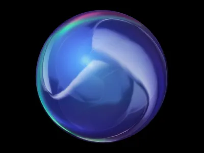 Ai spectrum exploration 3d ai animation motion graphics render siri sphere