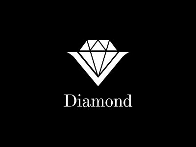 Diamond - Logo 2024 branding diamond diamond logo diamonds gem gemstone graphic design logo logo design princess round stone ui ux v v logo