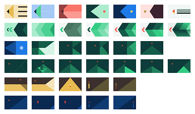 Flag concepts flags geometric graphic design
