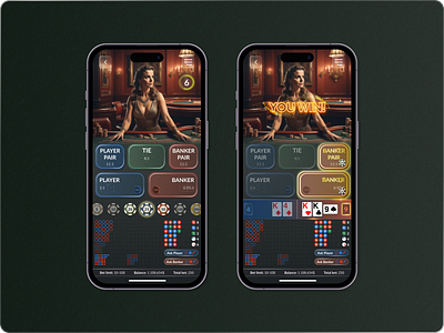 Online Speed Baccarat baccarat branding casinoapp casinoux figma gamedesign gaming igaming ios mobileui onlinebaccarat onlinecasino ui