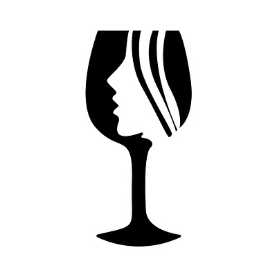 Wine glass glass logo wine wineglass