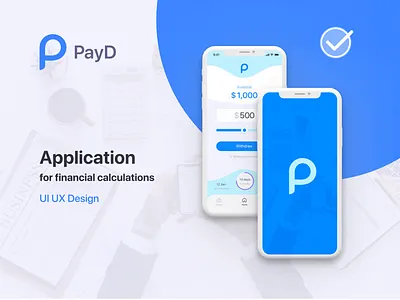Financial Calculation Mobile App calculator dashboard finance fintech graphics mobile app mockup registration ux ui wallet