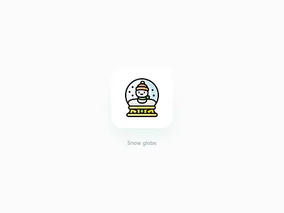 Snow globe christmas decoration snow globe snowman toy vector