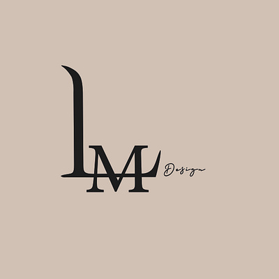 Lm Design branding graphic design logo