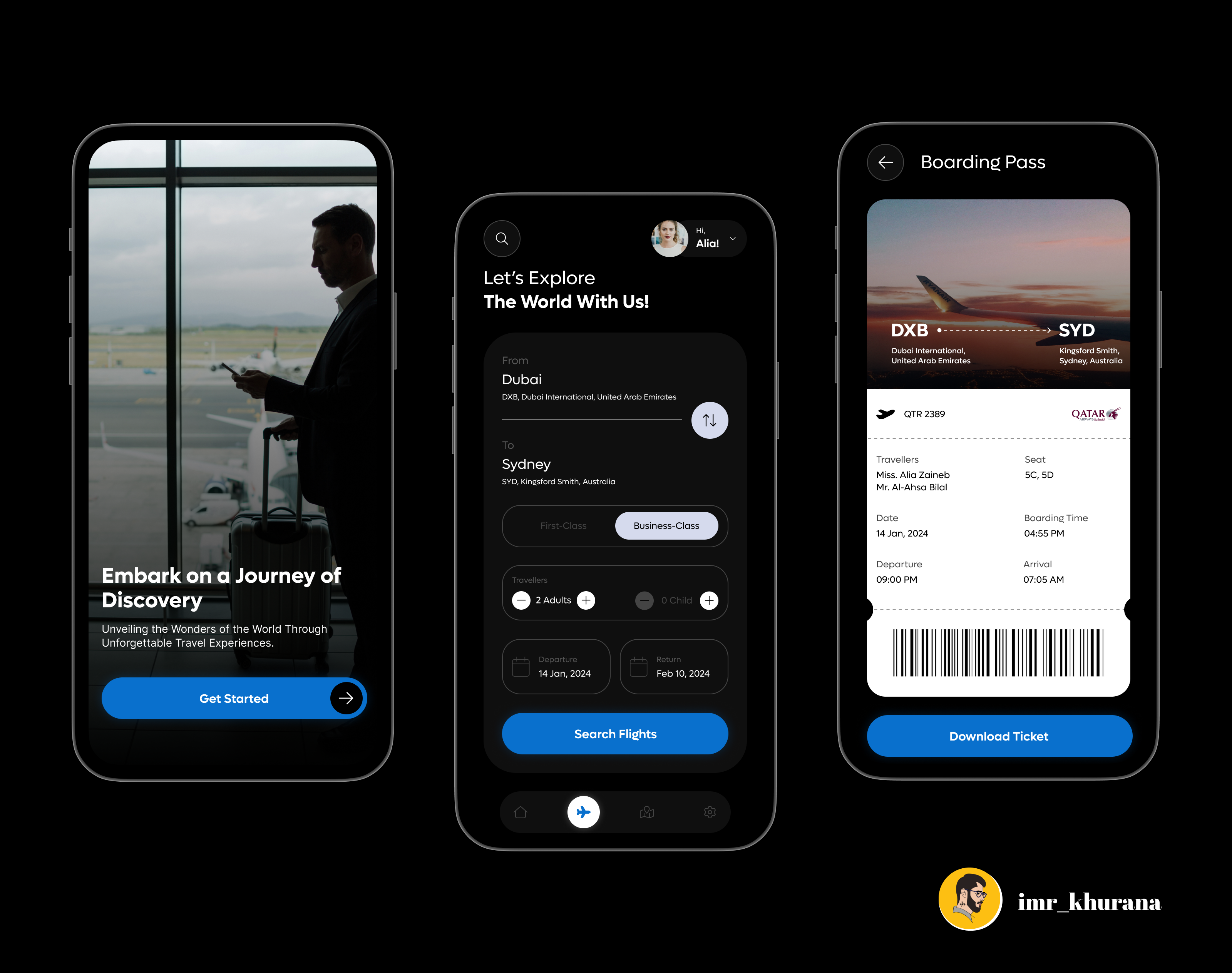 Travel - Flight Booking IOS App Design app design boarding pass booking system flight flight booking ios luxury mobile app online flight booking travel travel flow uiux