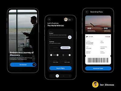 Travel - Flight Booking IOS App Design app design boarding pass booking system flight flight booking ios luxury mobile app online flight booking travel travel flow uiux