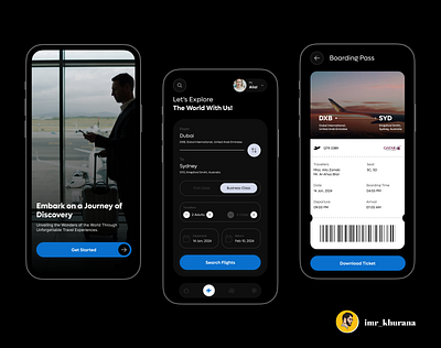 Travel - Flight Booking IOS App Design app design boarding pass booking system flight flight booking ios luxury mobile app online flight booking travel travel flow uiux
