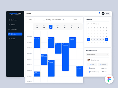 Calendar Design admin dashboard admin tool kit calendar dashboard design calendar design calendar view dashboard management dashboard team management design time manager ui dashboard design ux deign