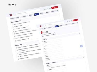 Interactive Tax Office - İnteraktif Vergi Dairesi interactive tax office ui ux vergi dairesi web