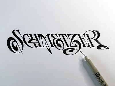 Schmetzer 2 drawn hand handlettering lettering schmetzer typography