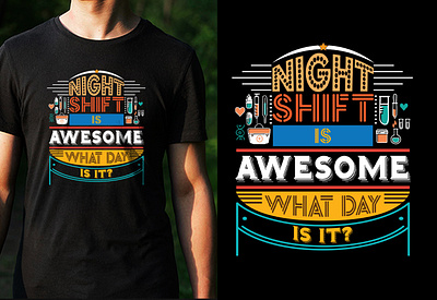 Night Shift is Awesome Trendy T-Shirt Design 90s kid t shirt designs baby t shirt design branding clothing design cool t shirt design custom t shirt design family t shirt design ideas graphic design grovvy t shirt design kids cool t shirt designs motion graphics simple t shirt design t shirt design t shirts merchandise design trendy t shirt design tshirt design tshirtdesign typography typography t shirt vintage t shirt design