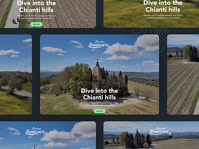 Homepage with a video 🪄 branding chianti italy tuscany video