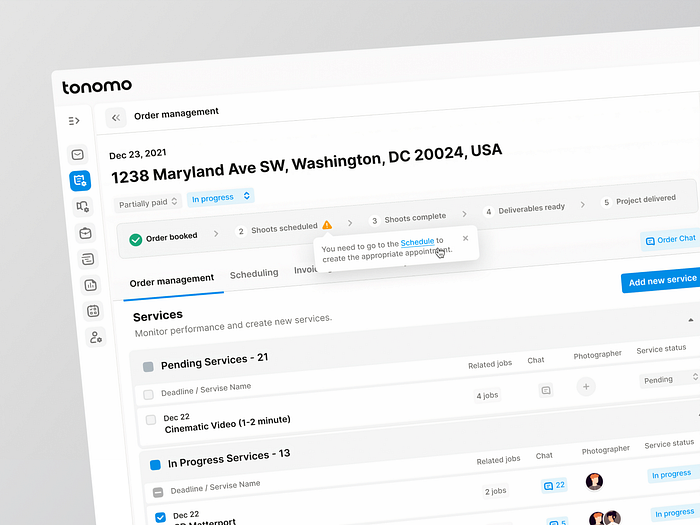 Project management tool: Projects. Card view by Anton Yefimenko for ...