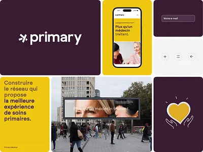 Primary - Branding 3d agency animation branding bruno health identity logo medical motion graphics primary ui yellow