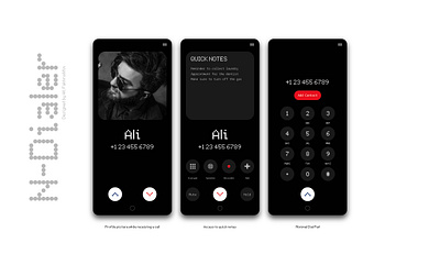 Dialer App for Nothing Os app branding design graphic design illustration mobile nothing ui ux