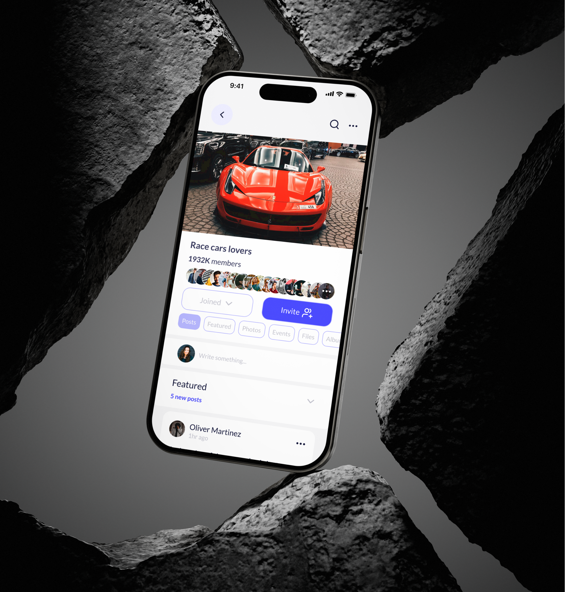 Bubbelz | Social Networking App (Community Page) community page app interaction design mobile app product design social app social community app social media app social networking app ui uiux user experience