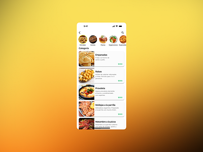 Food menu 043 🍗#DailyUI app branding dailyui design food graphic design illustration logo menu motion graphics ui uidesign uxui