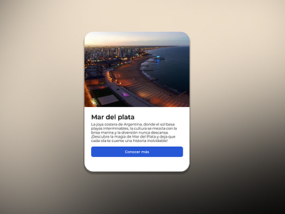 Info Card 045 🏖️#DailyUI app branding dailyui design graphic design illustration infocard logo mardelplata motion graphics ui uidesign uxui