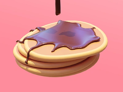 Pancake 3D animation 3d 3d food 3d icon 3d pancake animated animation animations b3d blender blender3d branding food icon animation illustration illustrations loop looping motion graphics pancake resources