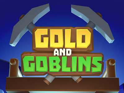 Gold&Goblins 3d 3dmodeling asset blender game gameready illustration lowpoly marmosettoolbag mobile photoshop prop props substanse3dpainter vertexpaint