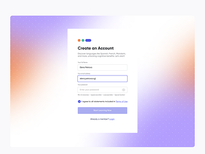 #062 DailyUI • Sign Up Form 062 062daily create createaccount dailyui form login registration sign signu signupform uidesign