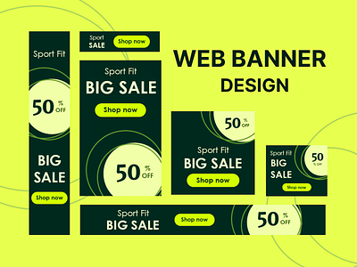 Web Banner branding design graphic design ui web banner web banners webdesign