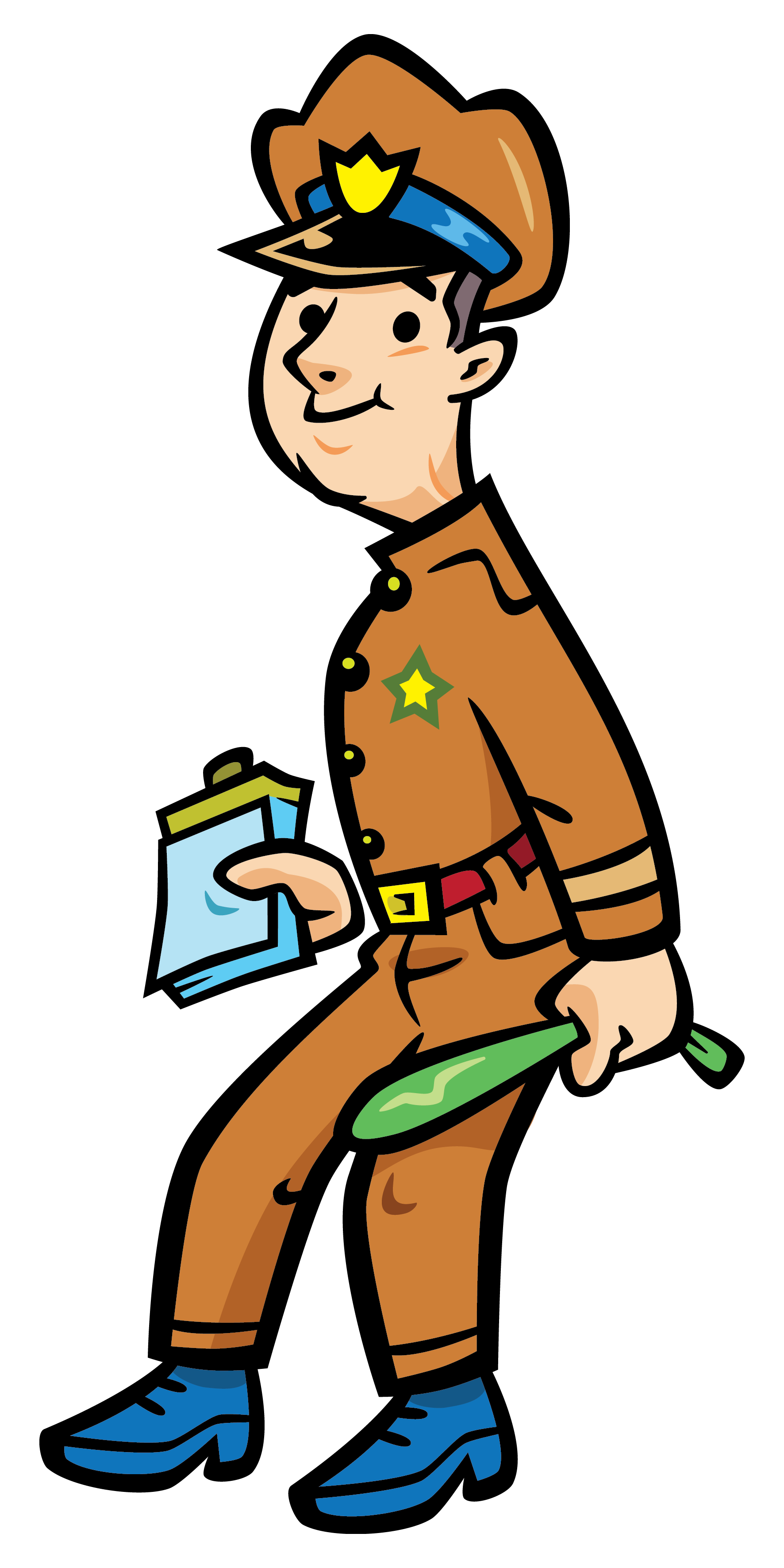 copper cartoon characterdesign illustration job people vector