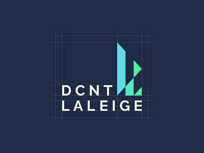 DCNT Laleige - Logo Design architect logo branding design geometric interior design logo logo modern sophisticated