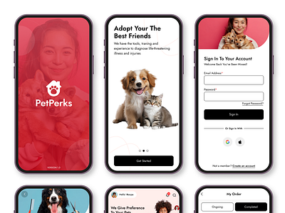 PetPerks - Pet Care Store eCommerce Mobile App Template android app bootstrap creative design ecommerce html mobile app mobile appliction online store pet pet store product design pwa template uiux website woocomerce