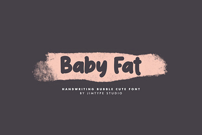 Baby Fat - Free Font free font webfont youtube font