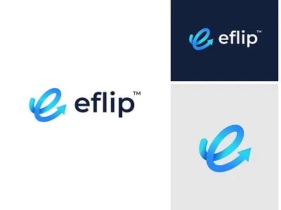 Letter E Initial with Arrow Loop Flip Logo arrow arrows branding colorful design e fast flip graphic design illustration letter e logo logo design loop modern move movement travel up vacation