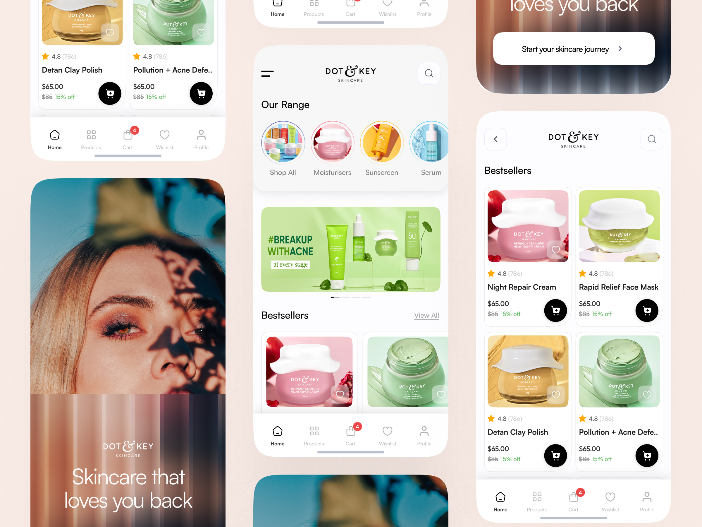 Ecommerce app UX/UI design app ui design ecommerce app minimal design shopping app ui design ux design