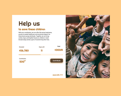 Daily UI 032 CrowdFunding ui