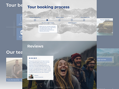 Travel agency | Landing page responsive design ui ux visual identity web design