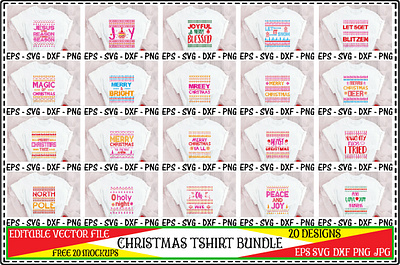 Christmas tshirt bundle 1 christmas tshirt bundle