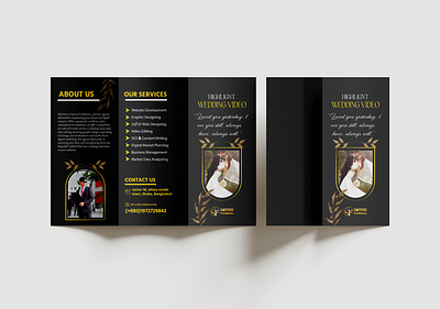 Wedding Brochure Design- Tri-fold ! brochure design