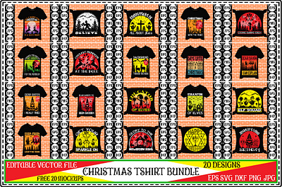 Christmas tshirt bundle 6 christmas tshirt bundle