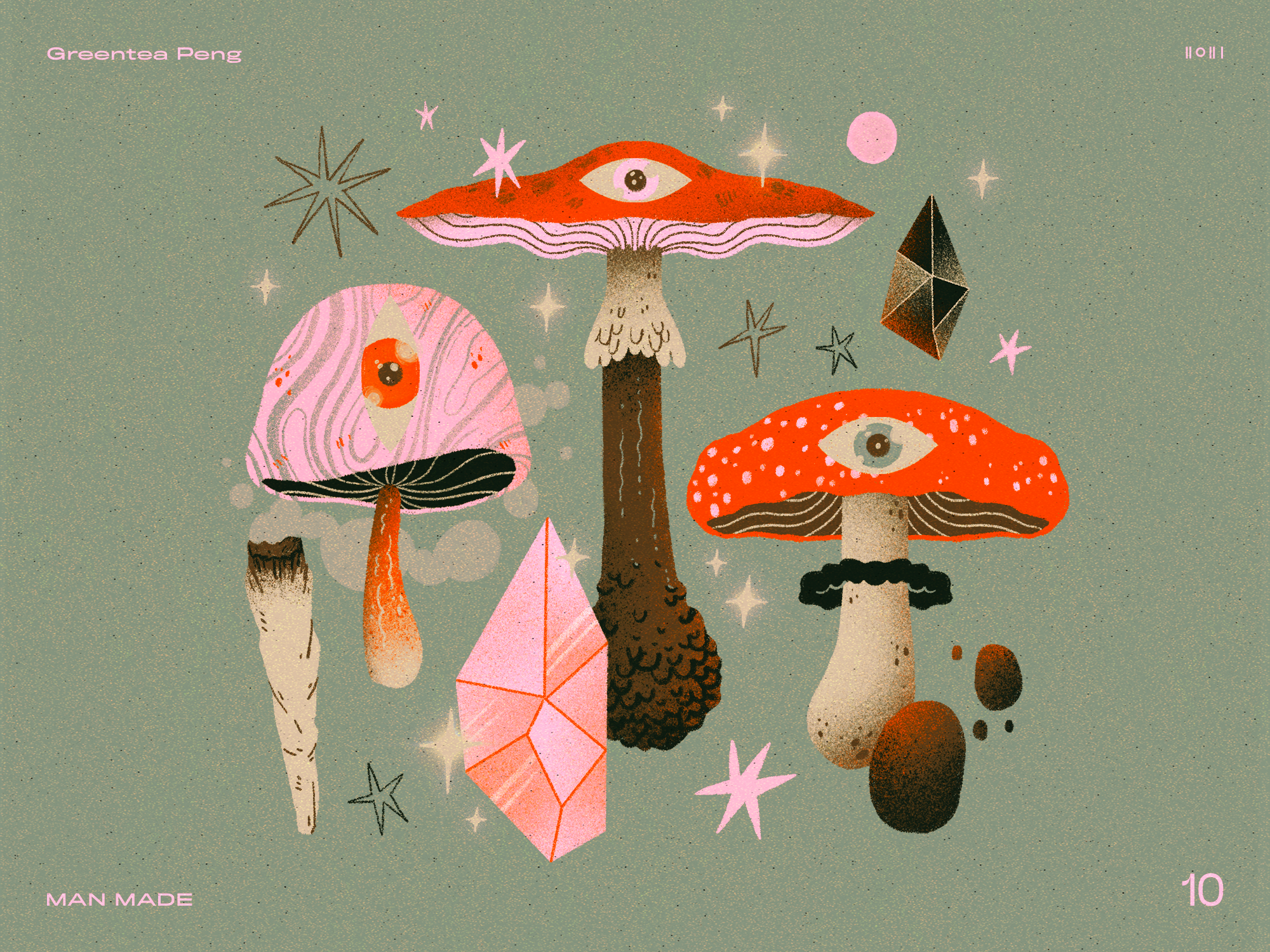 10 | Greentea Peng — MAN MADE by Doug Rodas on Dribbble