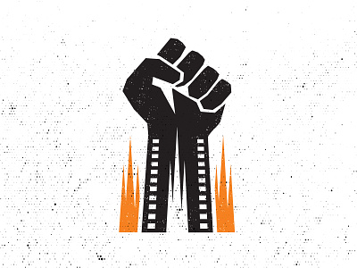 Incredible Films (2014) film fire fist illustration logo vector