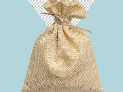 Background removal & clipping path for the sack backgroundremoval clippingpath creativedesing cutout design ecommerceimages graphic design imagediting productphotography sack transparent background