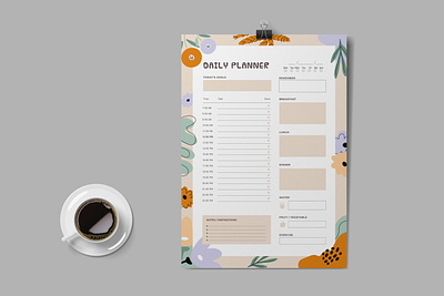 Daily Planner Template time zone