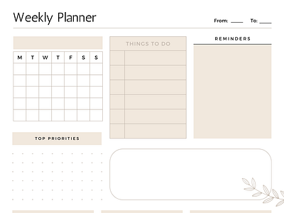 Printable 2024 Monthly Dated Planner Graphic by AmitDebnath