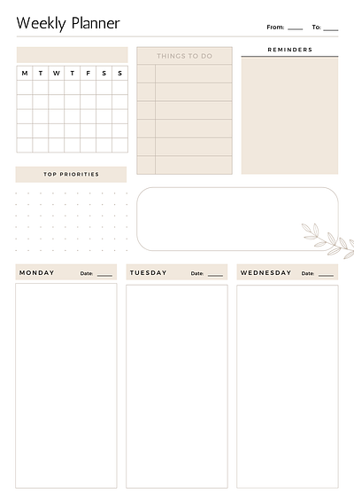 Weekly Planner 2024 canva daily planner design planner 2024 weekly planner