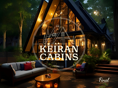 Keiran Cabins - A minimalist logo 3d abstract animation branding design graphic design illustration logo minimalist motion graphics typography ui ux vector