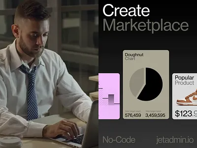 jetadmin.io analytics backend dashboard design dev developer interface news saas slide stat statistics web