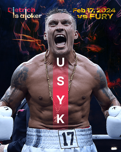 My banner is about a strong boxer, our Oleksandr Usyk. app banner branding design design banner graphic design illustration logo typography ui ux