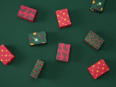 Christmas Chocolates Wrapping branding candies chocolate christmas design design studio digital art digital illustration food branding graphic design illustration illustrator marketing packaging packaging design pattern design sweets visual identity wrapping