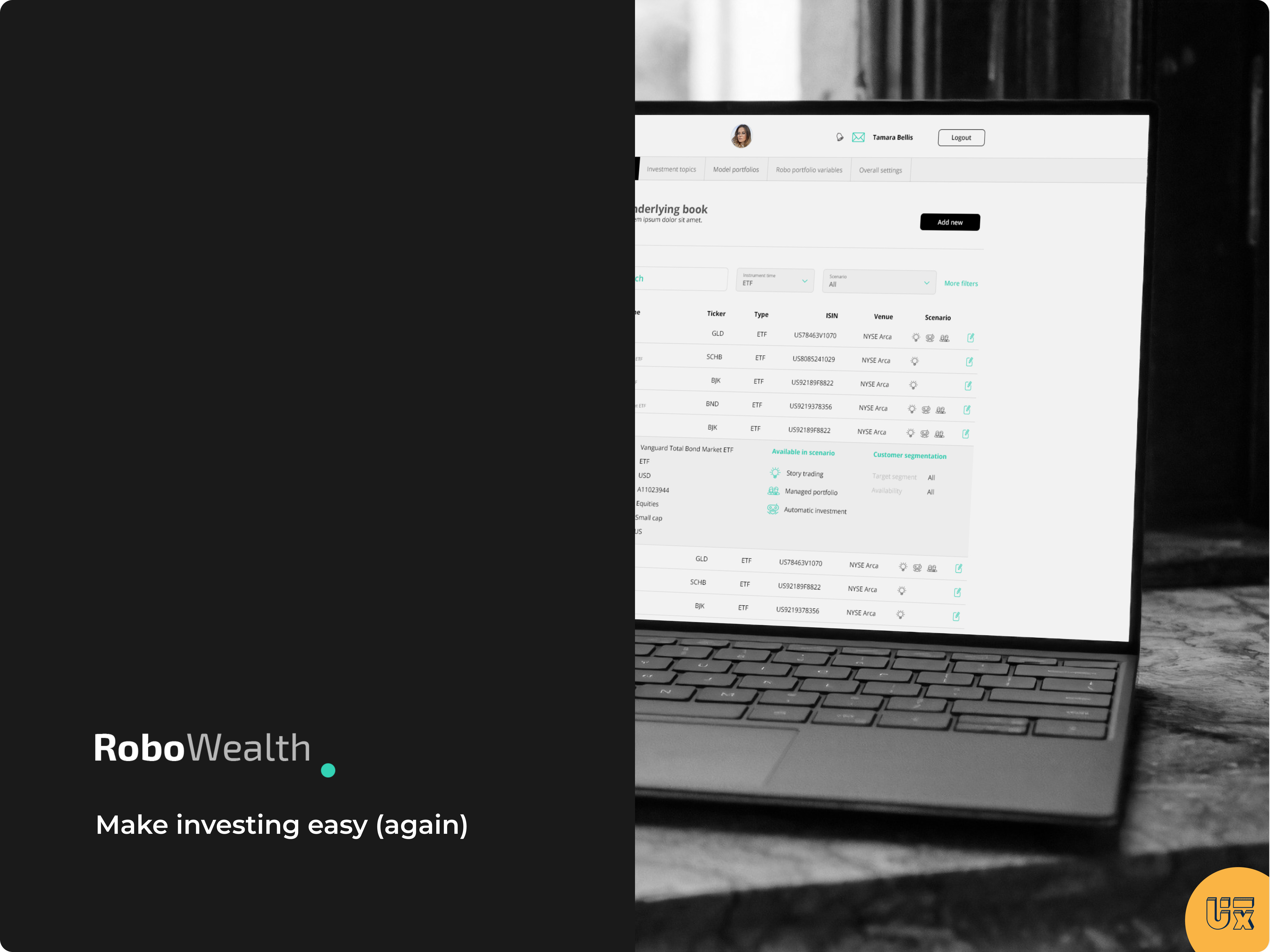 RoboWealth App Concept ailleron banking solution dark mode design desktop financial technology fintech graphic design illustration it light mode mobile product design robowealth ui ux ux lab